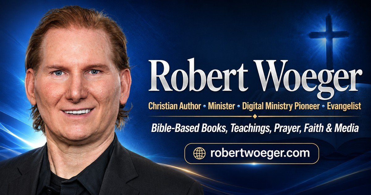 Robert Woeger Christian author, minister, digital ministry pioneer, Bible-based books, teachings, prayer, faith, and hope